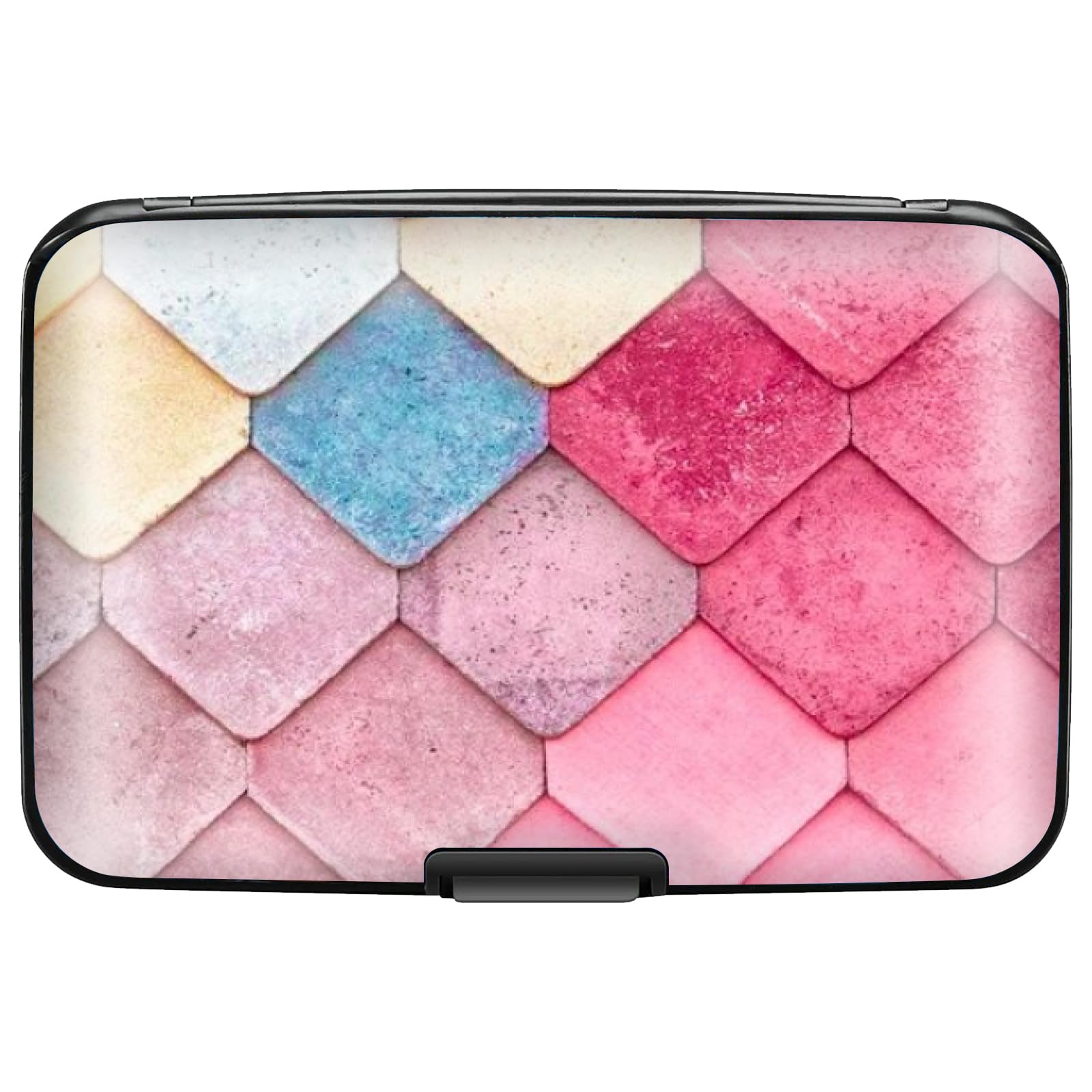 sundee Credit Card Holder Slim Mini RFID Blocking Credit Card Protector Aluminum Business Card Case Metal ID Organizer Wallet with 8 Slots, 03W, Modern