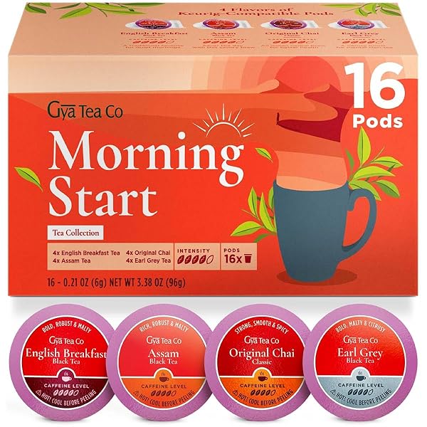 GYA TEA CO MORNING START TEA POD COLLECTION...