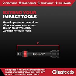 Olsa Tools Locking Impact Socket Extension
