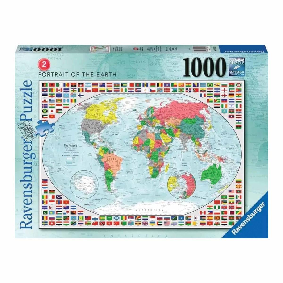 Ravensburger Portrait of The Earth 1000 Pieces Jigsaw Puzzles for Adults and Kids Age 12 Years Up