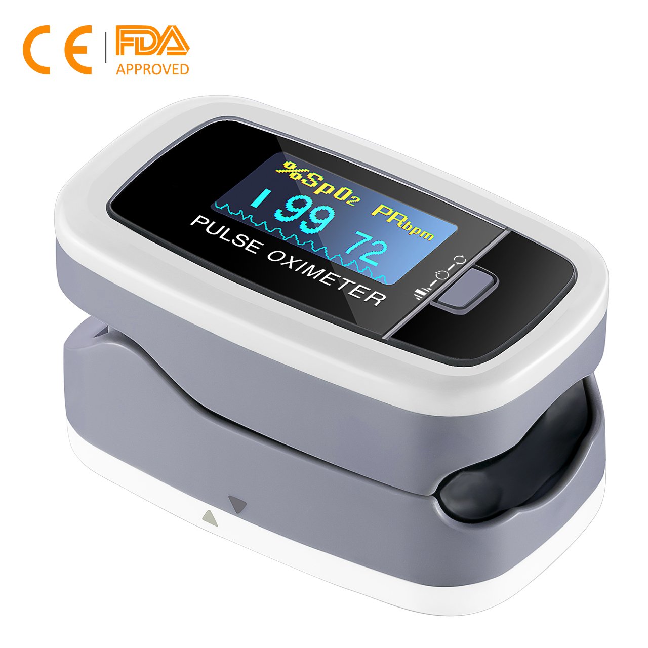 【Salud❤Portátil】Mpow Oxímetro de Dedo, Pulsioxímetro de Dedo Oxímetro Pulsómetro Digital,Lector de Pulso Digital de Lectura Instantánea,Monitor de Frecuencia de Pulso,Aprobado por FDA&CE