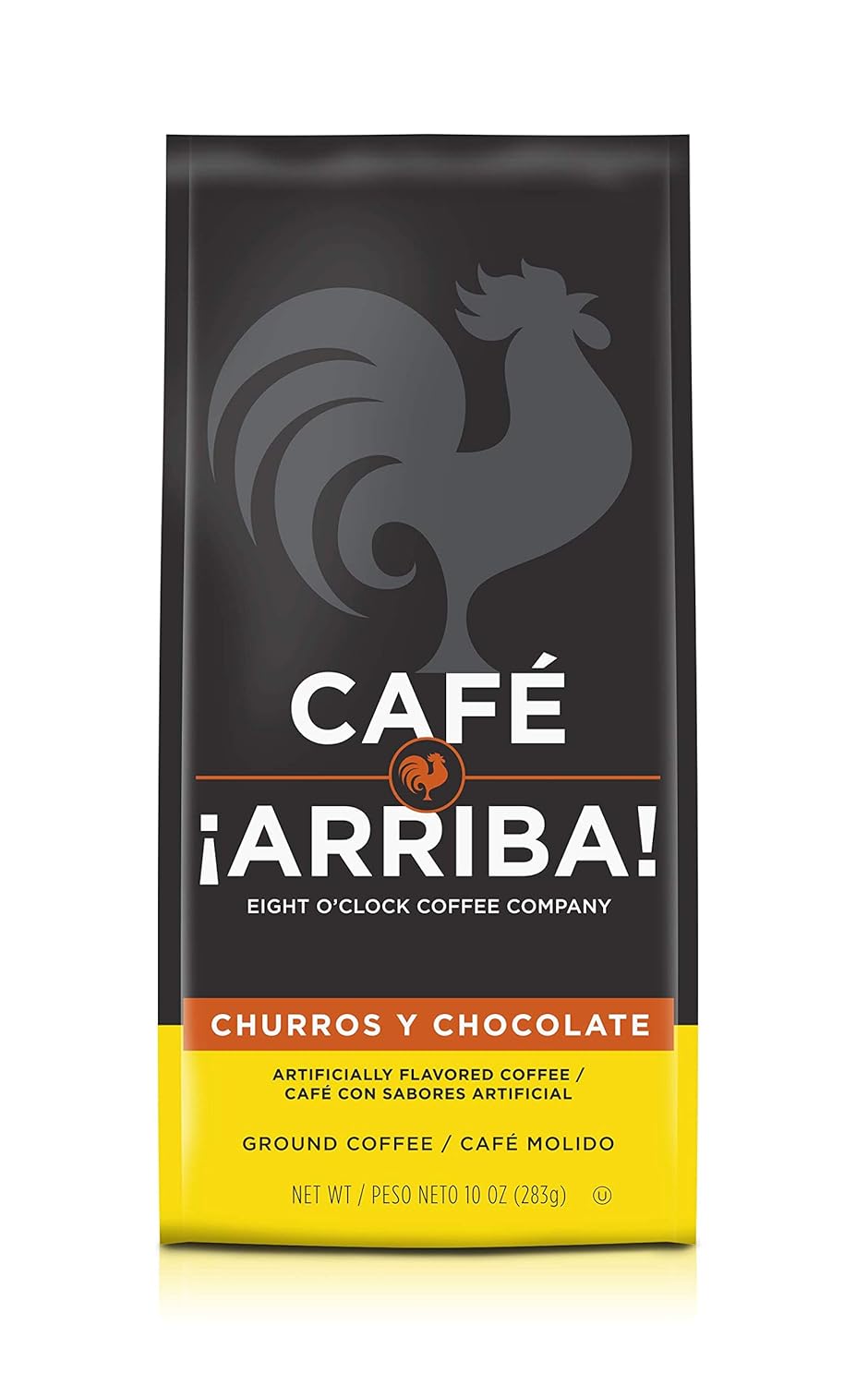 Amazon Com Eight O Clock Coffee Cafe Arriba Ground Coffee Churros Y Chocolate 10 Oz Grocery Gourmet Food