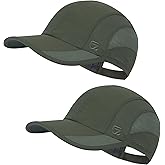 GADIEMKENSD Outdoor Running Hat Breathable Mesh 2PACK