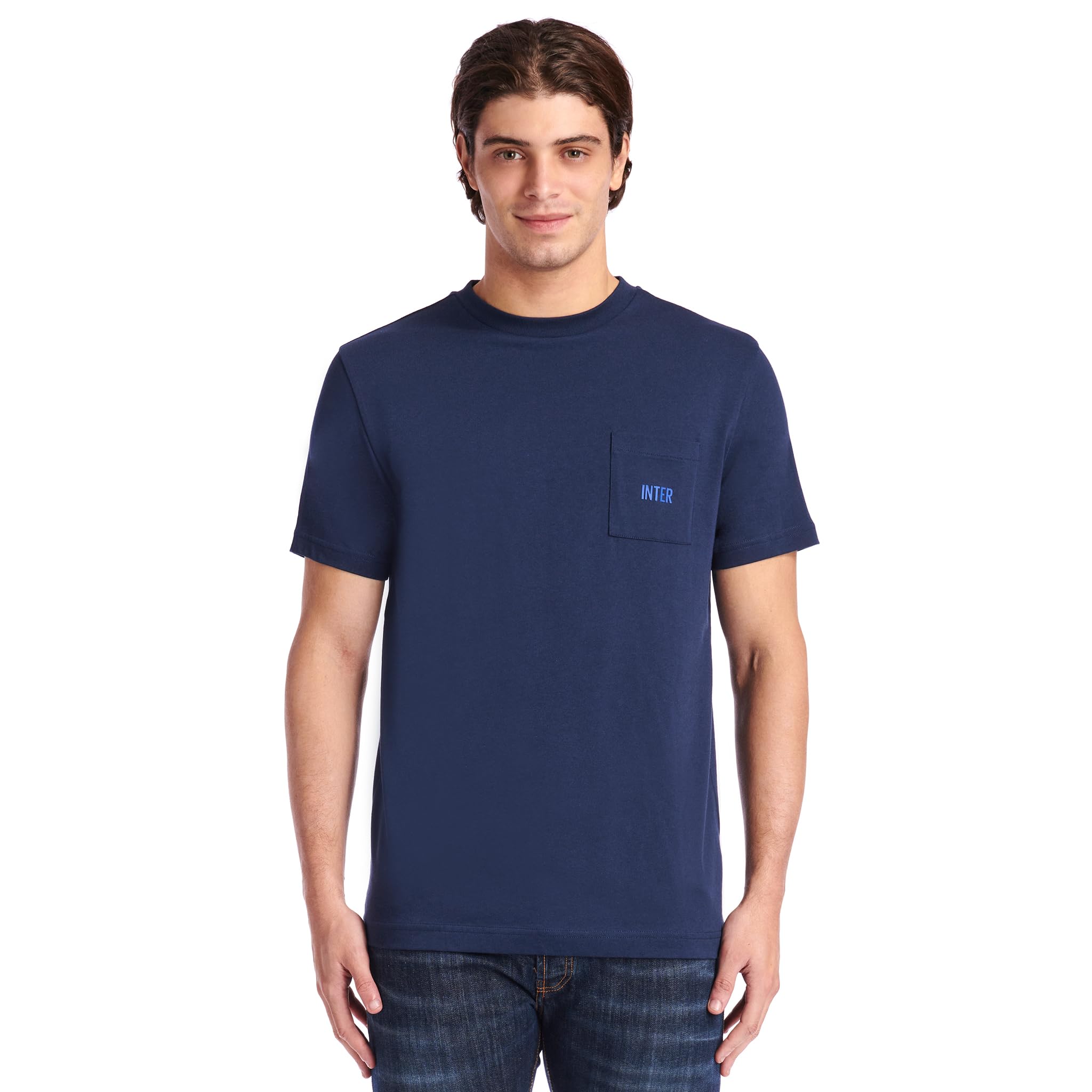 Inter Unisex Everyday T-Shirt, Blue & Navy, S