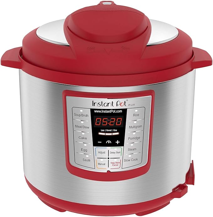Instant Pot Lux 6 Qt Red 6in1 MutiUse Programmable
