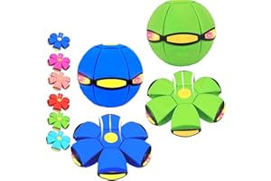 Magic Metaball Bouncing Ball, 2026 New The Magic Ball, Dual Form Freely Switchable, with 6 Light, Suitable for Indoor & Outdo