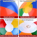 PLULON 10Pcs Beach Balls 12inch Inflatable Colorful PVC Bulk Set view 3