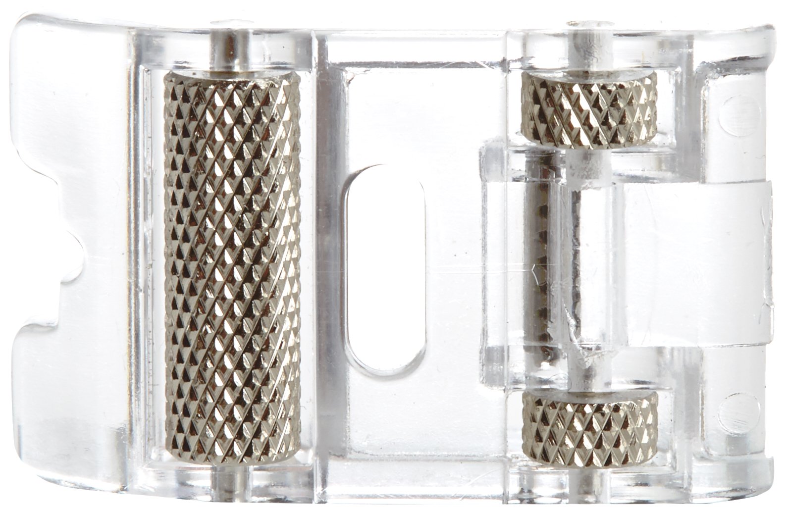 Alfa Foot Press with Rollers for Thick Elastic Materials, Accessory for Sewing Machine, Stainless Steel and Plastic