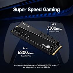 fanxiang S770 1TB NVMe M.2 SSD for PS5 - with