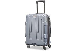 Samsonite Centric Hardside Expandable Luggage with Spinner Wheels, Blue Slate, Carry-On 20-Inch