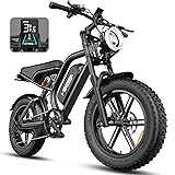 HiKeep Electric Bike for Adults, 20 inch Fat Tire