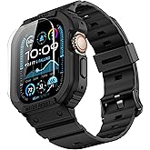 amBand E1 Rugged Band & Case for Apple Watch – Compatible with Series 1–11, SE3/SE2/SE – and Ultra 3/2/1, Lightweight Shockproof Design