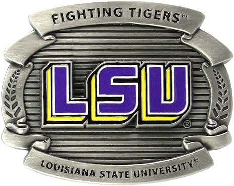 lsu belt buckle