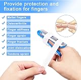 Sopito Finger Splints 3PCS Metal Aluminum Breathable Adjustable Blue view 2