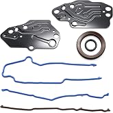 HiSport TCS46078 Timing Cover Gasket Set | Compatible with Ford Expedition F-150 F-250 Super Duty F-350 Super Duty Lincoln Mark LT Navigator 5.4l Engine Undergasket