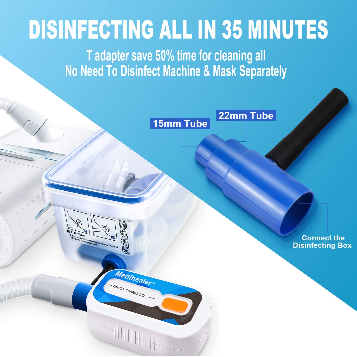 CPAP Cleaner and Sanitizer, Cleaner and Sanitizing Machine No Bad