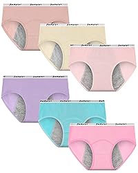 JAHSIYI Girls Period Underwear Teens Menstrual
