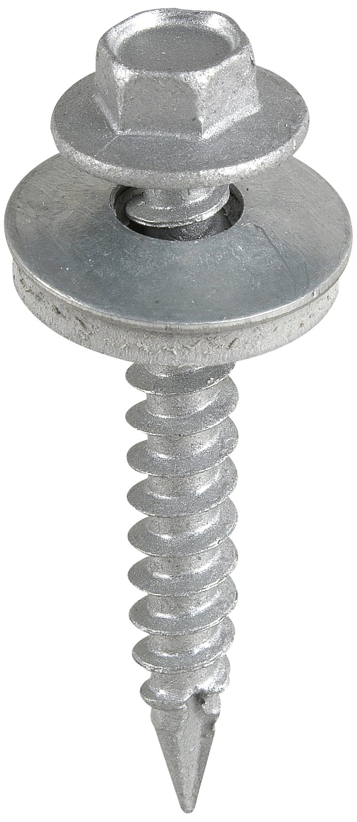 TIMco DS45W16B Hex Double Slash Timber Screw 6.3 x 45 and M16 Washers - Silver Ruspert (Box of 100)