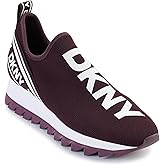DKNY Womens Abbi Knit Slip on Sneaker with Logo