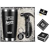 KINBATA Thank You Gifts for Men-Valentines Best Day Gifts for Dad from Daughter,Wife,son Mothers Day Inspirational Gifts for Women,Him,Husband,Grandpa Coworker,Friends Multitools