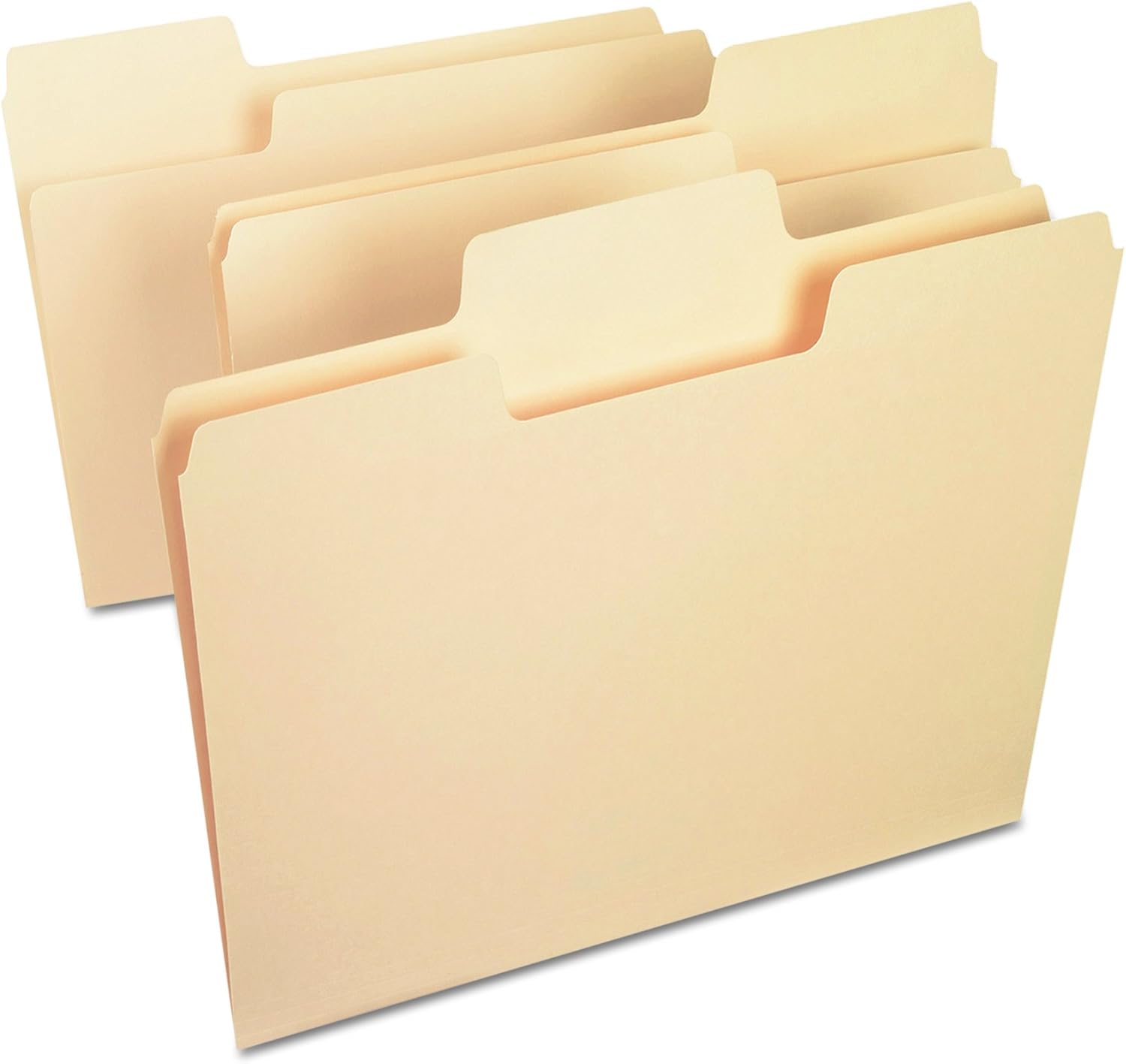 Smead SuperTab File Folder, Oversized 1/3-Cut Tab, Letter Size, Manila, 100 Per Box (10301) : Manila File Folders : Office Products