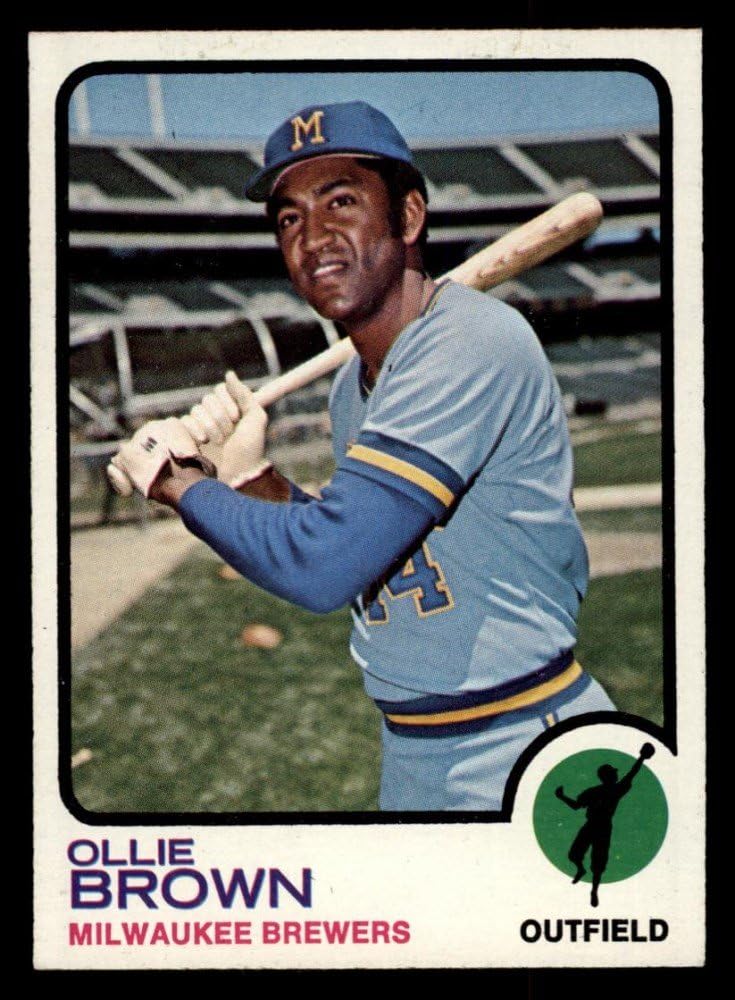 1973 Topps 526 Ollie Brown Milwaukee Brewers (Baseball