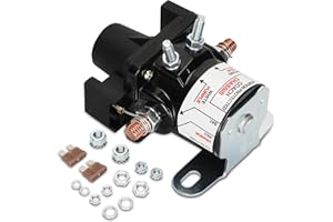 DRKERR 0100055000 Battery Disconnect Relay-12V/100AMP, Includes Fuses and Screws. Part Number: 0100055000, 01-00055-000, Latching Relay 12v