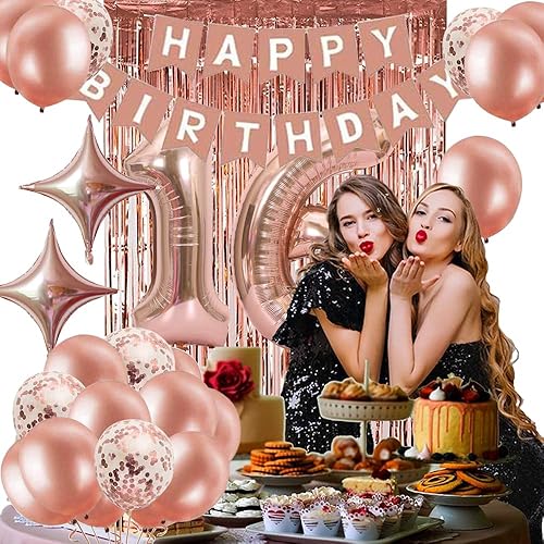 Sweet 16 Party Decorations, 16th Birthday Decorations for Girls