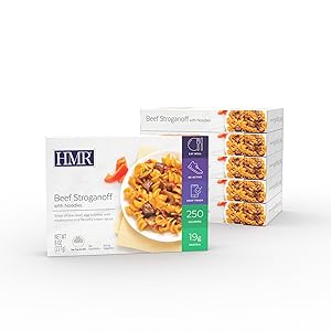 HMR Beef Stroganoff with Noodles Entree, 8 oz. Servings, 24 Meals