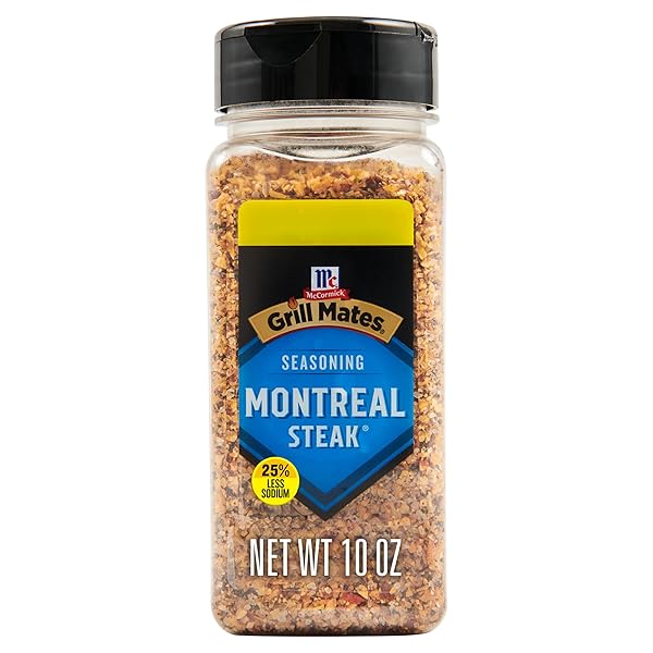 MCCORMICK GRILL MATES MONTREAL STEAK SEASONING, 25% LESS...