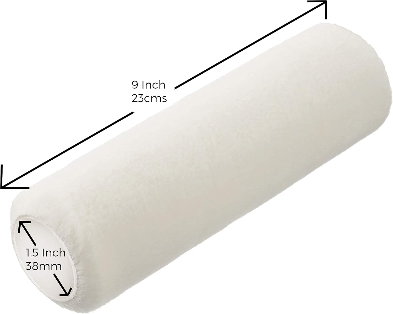 WinHux Paint Roller Sleeve Refill for Extension and Telescopic Poles, 9 Inch Dralon Cover with 3/8 Inch Pile - Image 3