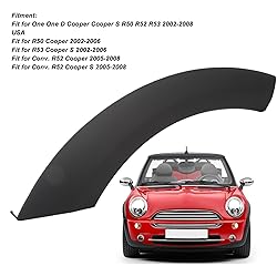Wheel Mudguard Arch Cover Replacement for R50 R53