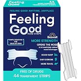 Breathe Nasal Strips, 44 Strong Clear Nose Extra Strength for Men and Women | Sleeping Aid Solution Sensitive Skin Better Passage Good Inflow Rite Stop by Beswalt (BWNS26O6)