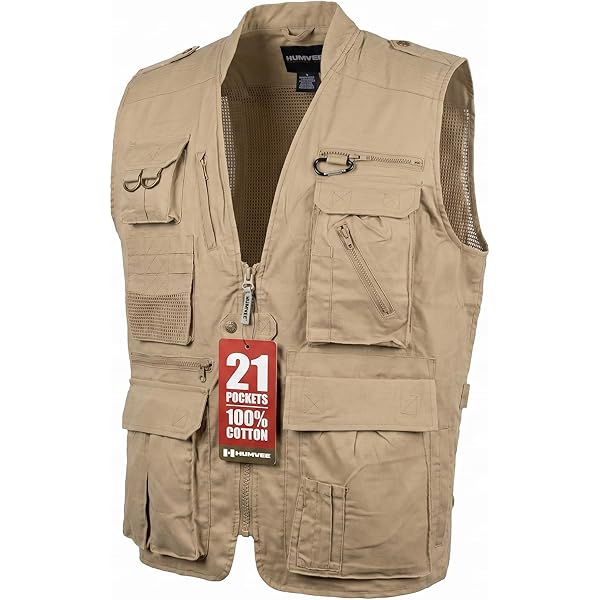 Foxfire Men's Utility Hiking Safari Vest for Travel, Photo, and