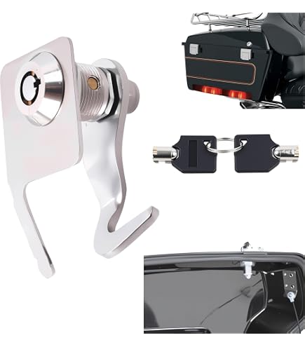 Amazon.com: TCMI Motorcycle Saddle Bag tour pack trunk lock & keys
