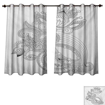 Amazon Com Rupperttextile Henna Blackout Thermal Curtain Panel