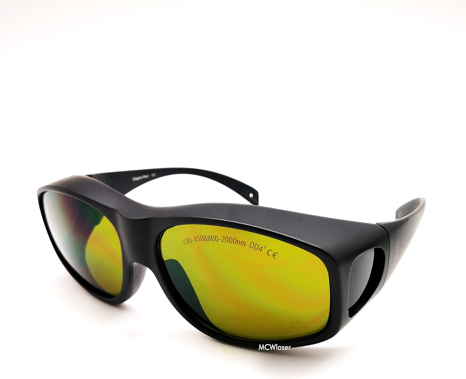 MCWlaser Laser Safety Glasses 190-450 & 800-2000nm Protective Goggles Typical For 355nm 405nm 445nm 450nm 808nm 980nm 1064nm 1085nm 1320nm 1342nm 1470nm 1550nm Absorption Type EP-5 Style 9 - Image 3
