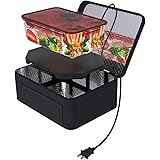 Portable Food Warmer Heated Lunch Boxes Mini Oven Personal Microwave Tote Prepared Meals Reheat & Raw Food Slow Cooker in Hom