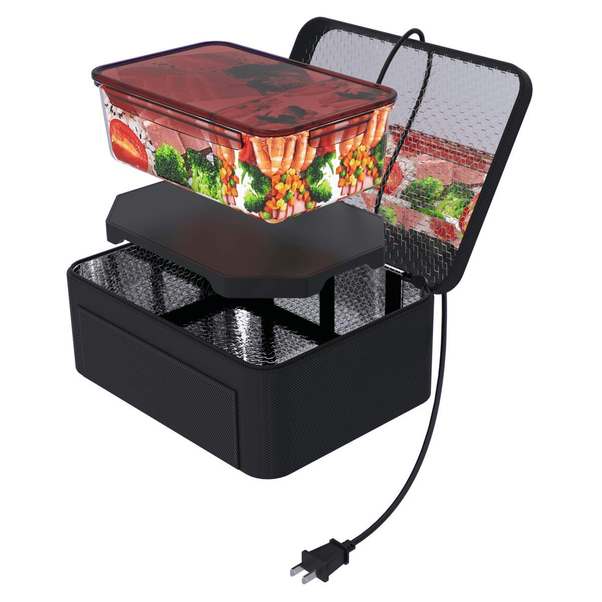Portable Oven Personal Food Warmer for Prepared Meals Reheating & Raw Food Cooking