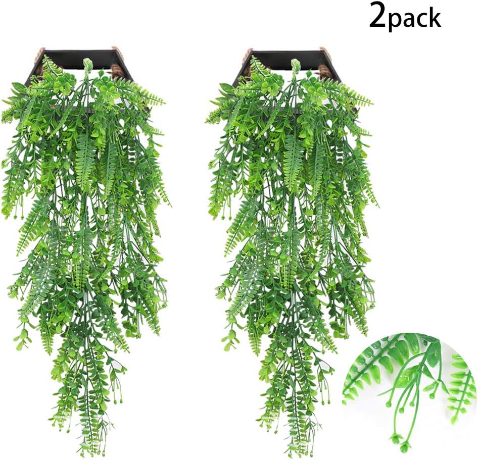 Ghirlanda Eucalipto Finto 2 Pezzi - 1.8m Cadauna, 268 Foglie, Per Matrimoni, Decorazioni Rustiche E Fondali - Foto 7