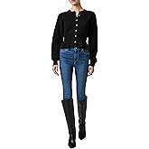 PAIGE Women's White Noise Grand Hem Jeans