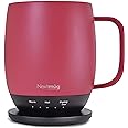 Nextmug - Temperature-Controlled, Self-Heating Coffee Mug (Dusty Rose - 14 oz.)