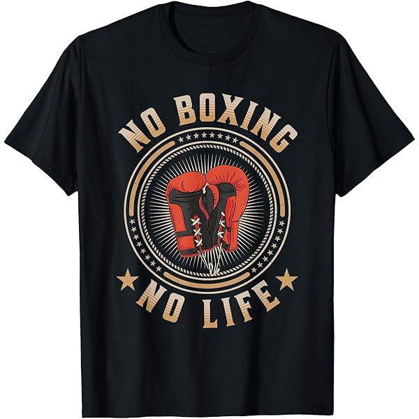 Amazon.com: No Boxing No Life American Man Boxing T-Shirt