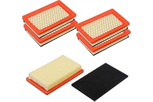 VIKKSAER 5 PCs 951-10298 Air Filter Replacement for Cub Cadet 951-14632 SC100, Kohler 14 083 01-S, MTD 951-10298 Air Cleaner 