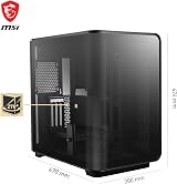 MSI MEG MAESTRO 700L PZ Mid-Tower Case E-ATX Vertical GPU Bracket USB C 20Gbps view 3