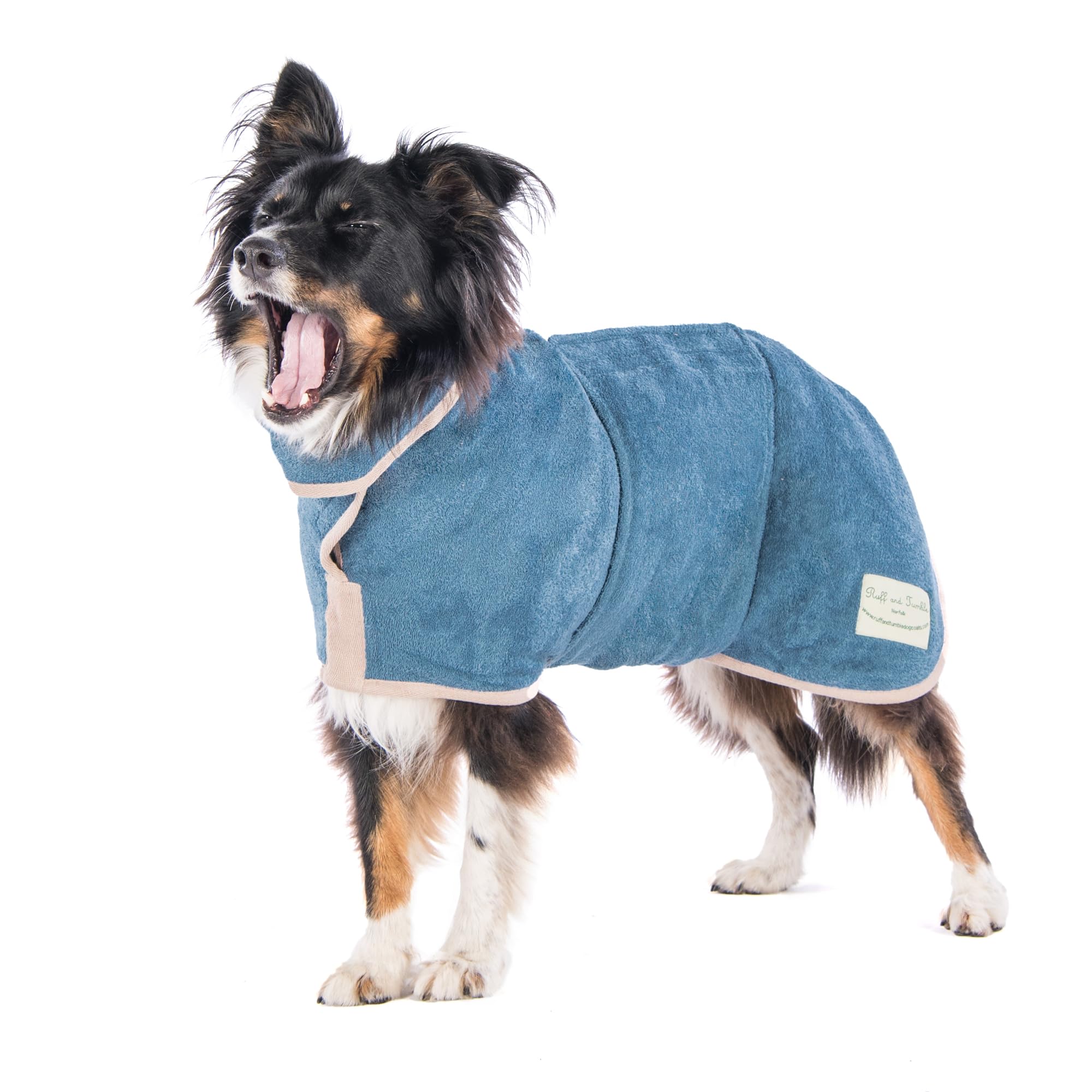 Dog Drying Coat - Classic Collection (XXXS, Sandringham Blue)