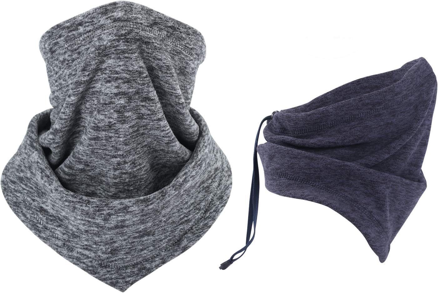 LONGLONG Neck Warmer Gaiter- Winter Thicken Soft Elastic Fleece Skiing Face Scarf Mask