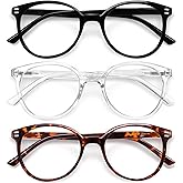 GIBLOGO Reading Glasses for Women/Men Eye Glasses Blue Light Reading Glasses Cheaters Eyeglasses