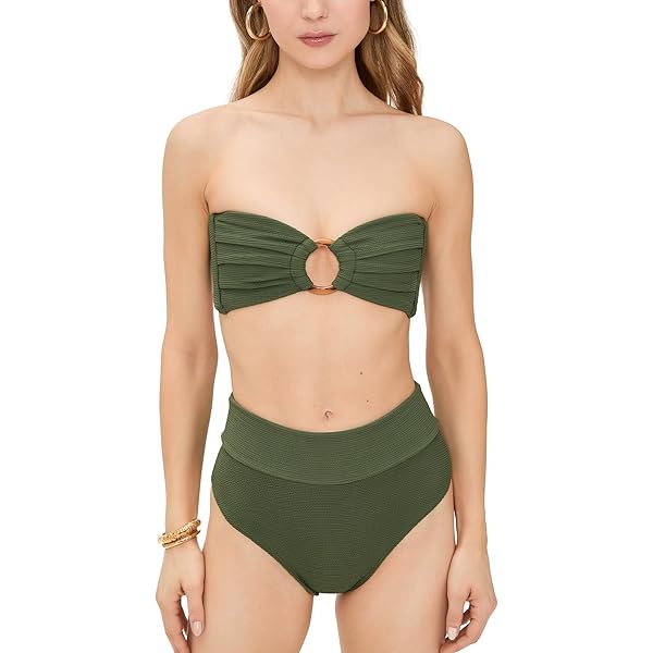 Amazon.com: LASCANA Women's Zebra Print Bandeau Bikini