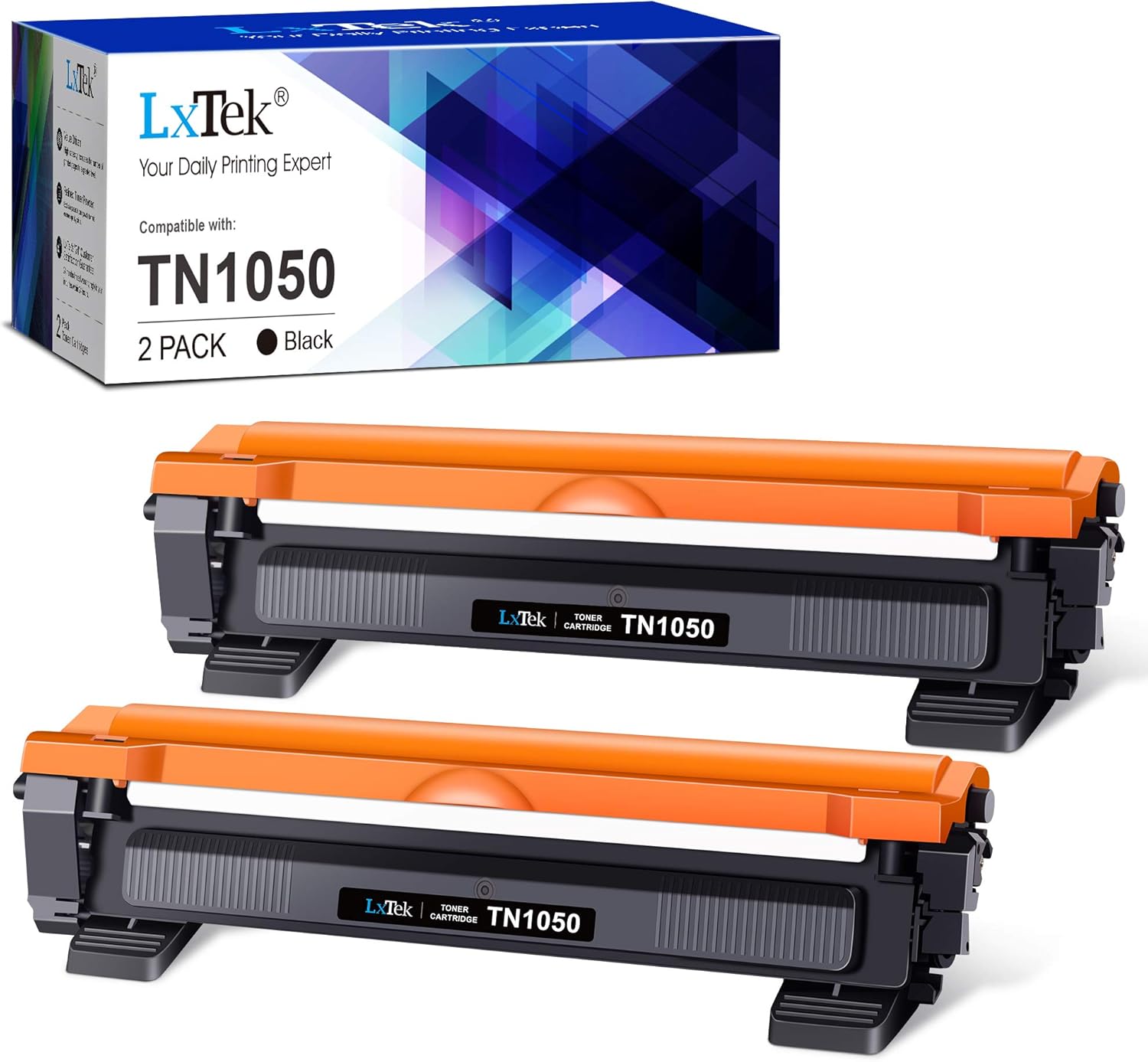 LxTek Purify TN1050 Toner Schwarz Kompatibel für TN 1050 Toner Brother TN-1050 für Brother MFC